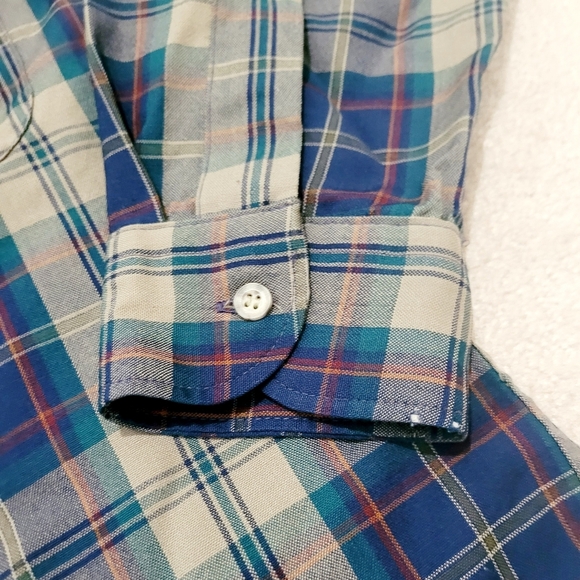 Vintage Pendleton Plaid Flannel Shirt 100% Virgin Wool *Made In USA* mens Size M - Picture 10 of 14